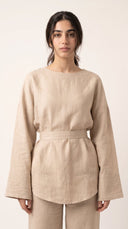 The Latifa Belted Relaxed Co-Ord Set - TAL by The Abaya Lab