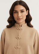 The Layan Relaxed Mandarin - Button Abaya - TAL by The Abaya Lab