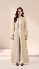 The Layla Tailored Abaya with Layered Cuffs - TAL by The Abaya Lab