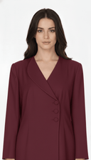 The Mahasin Half - Collar Tailored Abaya - TAL by The Abaya Lab