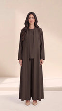 The Maitha Premium Nida Basic Abaya with Sheila - TAL by The Abaya Lab