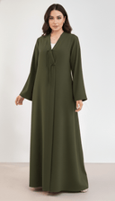 The Maram Timeless Side Accent Abaya - TAL by The Abaya Lab