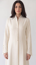The Munthaha Tailored Button Detail Abaya - TAL by The Abaya Lab