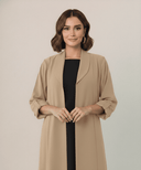 The Nadia Signature Soft - Collar Open Abaya - TAL by The Abaya Lab