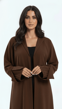 The Nasma Pleated Cuff Abaya - TAL by The Abaya Lab