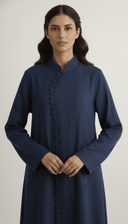 The Nayla Signature Button line Abaya - TAL by The Abaya Lab