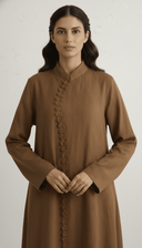 The Nayla Signature Button line Abaya - TAL by The Abaya Lab