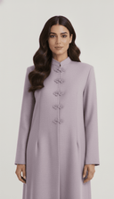 The Noor Linen Mandarin Elegance Abaya - TAL by The Abaya Lab