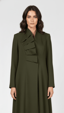 The Nouraia Asymmetric Ripple Front Abaya - TAL by The Abaya Lab