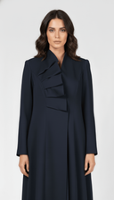 The Nouraia Asymmetric Ripple Front Abaya - TAL by The Abaya Lab