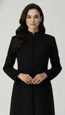 The Ola Modern Mandarin Neck Abaya - TAL by The Abaya Lab