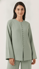 The Raneem Button Detail Co-Ord Set - TAL by The Abaya Lab