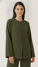 The Raneem Button Detail Co-Ord Set - TAL by The Abaya Lab