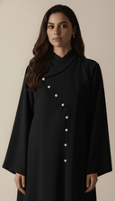 The Raneem Pearl Asymmetric Structured Abaya - TAL by The Abaya Lab