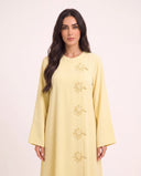 The Rasha Floral Knot Closure Abaya - TAL by The Abaya Lab