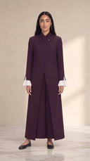The Rasha Tailored Abaya with Pleated Cuff Detail - TAL by The Abaya Lab