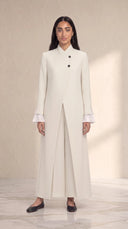 The Rasha Tailored Abaya with Pleated Cuff Detail - TAL by The Abaya Lab