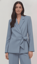 The Rawaan Tailored Wrap Blazer Co-Ord Set - TAL by The Abaya Lab