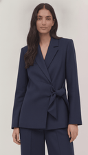 The Rawaan Tailored Wrap Blazer Co-Ord Set - TAL by The Abaya Lab