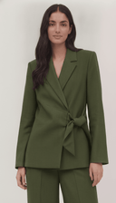 The Rawaan Tailored Wrap Blazer Co-Ord Set - TAL by The Abaya Lab