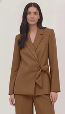 The Rawaan Tailored Wrap Blazer Co-Ord Set - TAL by The Abaya Lab