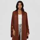 The Reema Heart Button Detail Abaya - TAL by The Abaya Lab