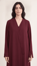The Rufaida Wrap Detail Abaya - TAL by The Abaya Lab