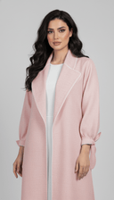 The Sadeen Soft Tailored Collar Open Abaya - TAL by The Abaya Lab