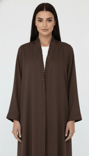 The Salha Elegant Ripple Trim Abaya - TAL by The Abaya Lab