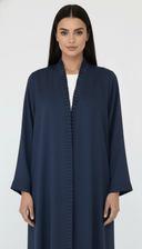 The Salha Elegant Ripple Trim Abaya - TAL by The Abaya Lab