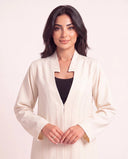 The Samah Tailored Abaya with Contrast Stitch Detailing - TAL by The Abaya Lab