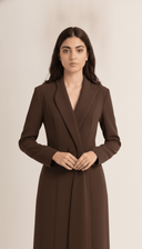 The Samah Tailored Shawl Collar Abaya - TAL by The Abaya Lab