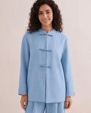 The Samirah Mandarin Collar Co-Ord Set with Braided Closures - TAL by The Abaya Lab