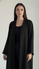 The Shadan Minimalist with Soft Fringe Detailing Abaya - TAL by The Abaya Lab