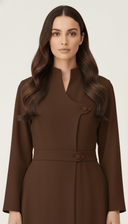 The Shaima Dual Button Front Abaya - TAL by The Abaya Lab
