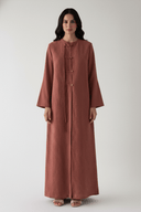 The Signature Tassel Mandarin Style Abaya - TAL by The Abaya Lab