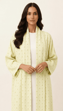 The Sireen Elegant Eyelet Abaya - TAL by The Abaya Lab
