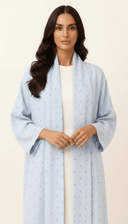 The Sireen Elegant Eyelet Abaya - TAL by The Abaya Lab