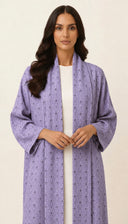 The Sireen Elegant Eyelet Abaya - TAL by The Abaya Lab