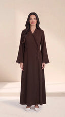 The Sumaya Classic Fringe Edge Abaya - TAL by The Abaya Lab