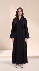 The Sumaya Classic Fringe Edge Abaya - TAL by The Abaya Lab