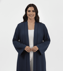 The Thuraya Piped open Abaya - TAL by The Abaya Lab