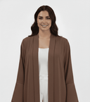 The Thuraya Piped open Abaya - TAL by The Abaya Lab