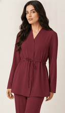 The Wajiha Drawstring Waist Co-Ord Set - TAL by The Abaya Lab
