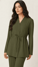 The Wajiha Drawstring Waist Co-Ord Set - TAL by The Abaya Lab