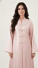 The Yasmina Pearl Embellished Closure Abaya - TAL by The Abaya Lab