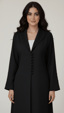 The Zaynah Luxe Collar Detail Abaya - TAL by The Abaya Lab