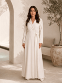Knot Waist Abayas: The Detail Showing Up Everywhere - TAL by The Abaya Lab