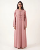 The Bushrah Bow Closure Abaya