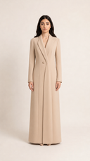 The Samah Tailored Shawl Collar Abaya